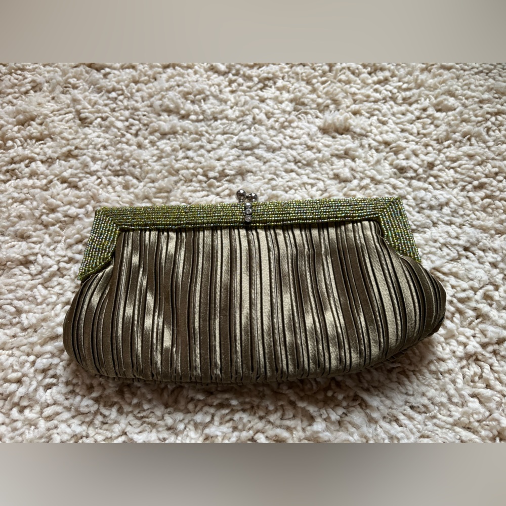 vintage clutch with beading